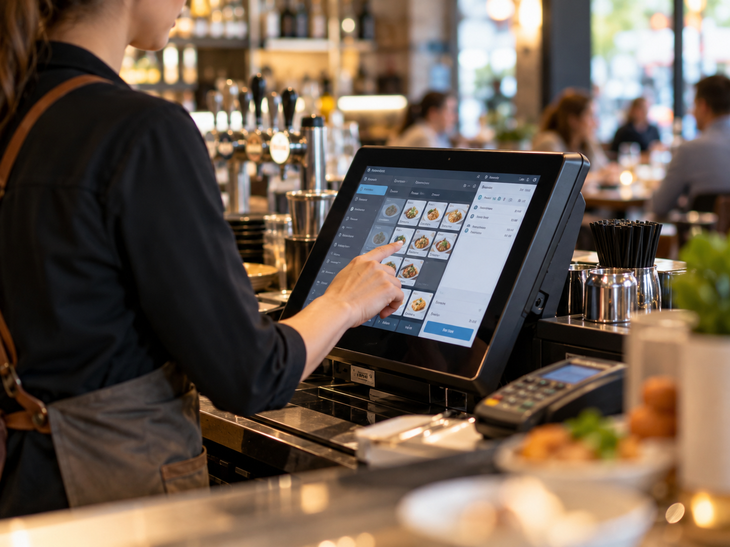 Terminal punto de venta táctil para comercios y hostelería